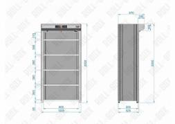 Шкаф роллетный ROLL-BOX SIMPLE 10.05.6.V1