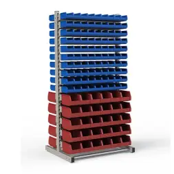 Стеллаж двусторонний №90 (1835х950х760)