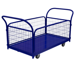 Тележка платформенная с сетчатыми бортами ТС 7 1400x800x700 [16279]