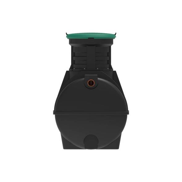 Автономная канализация Rostok Ground 6 с горловиной 600 мм и самотечным отведением, 2800л, черный [5042.2800.899.000]