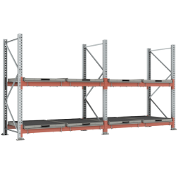 Стеллаж грузовой с выкатными платформами 2000x5704x1000 [14680]