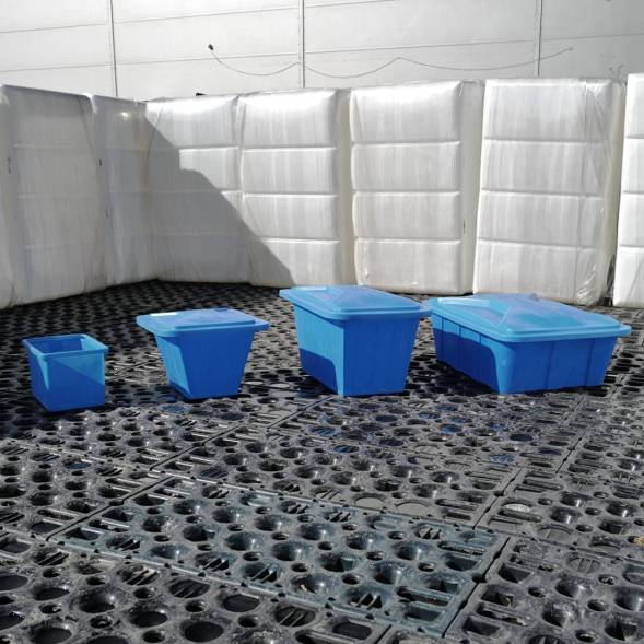 Ванна пластиковая пищевая К, 90 л, HDPE, белый [132.0090.001.0]