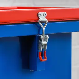 Контейнер герметичный специализированный вертикальный для битых ламп и термометров ГСК 600, 600х300х300 мм