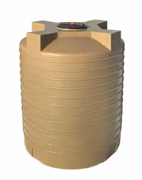 Емкость вертикальная 3000л бежевая