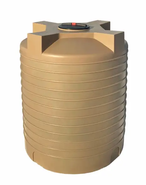 Емкость вертикальная 3000л бежевая