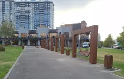 Диван-качели «Олимпия» Лиственница