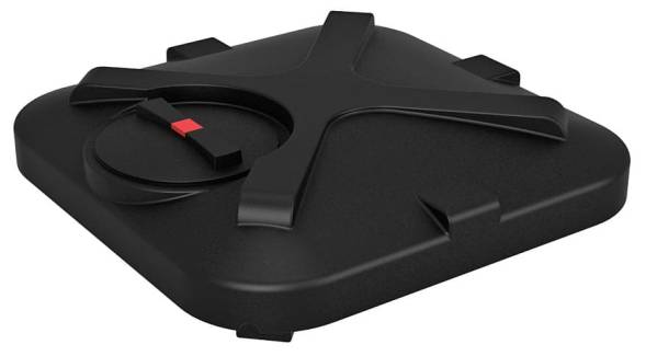 Бак пластиковый для летнего душа с лейкой, 150 л, черный [БД150/17]