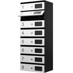 Почтовый ящик 8-секционный серия Ультра [12182]