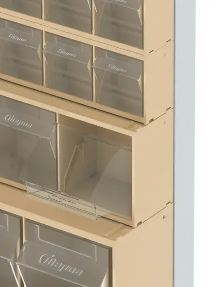 Стойка бежевая настенная/настольная Стелла-техник 401-03-01-01-B