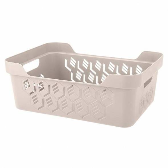 Корзинка универсальная Deluxe, 380x276x140 мм, 12 л, светло-бежевый