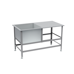 Ванна моечная 1 раковина со столом 870x1550x800 [16885]