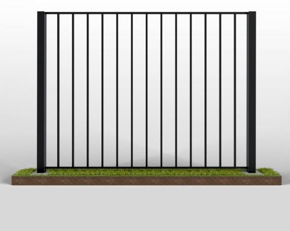 Забор металлический сварной секционный СЗ-1, 1 м²