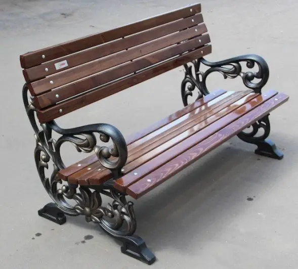 Скамейка чугунная «Жасмин» 1,5 м