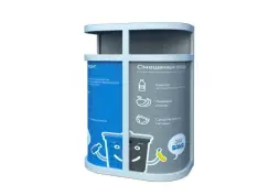 Урна для раздельного сбора мусора «Дуализм»