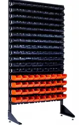 Стеллаж с пластиковыми ящиками 1801-12/4/0 СH-O