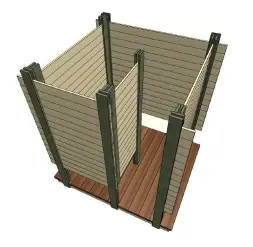 Пляжная раздевалка «Комфорт»