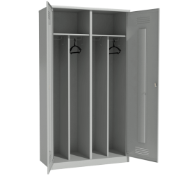 Шкаф для одежды в раздевалку на 2 отделения [13088]