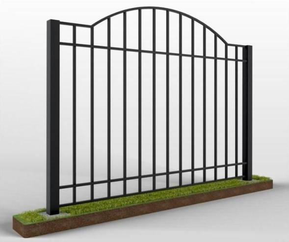 Забор металлический сварной секционный СЗ-5, 1 м²