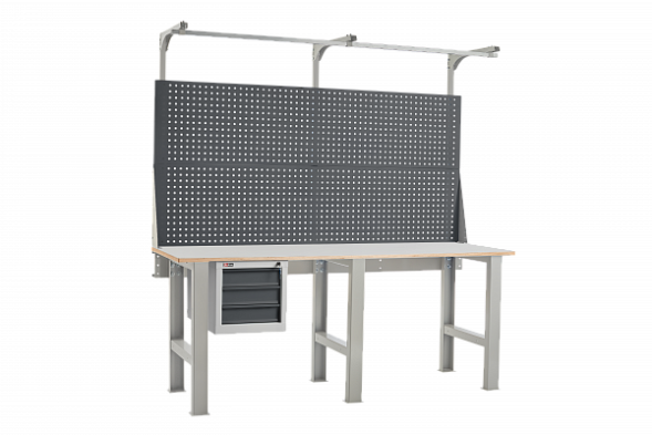 Стол-верстак рабочий ДиКом ВЛ-200-02-МФ+Э3