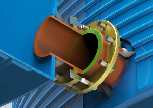 Втулка с фланцем 90