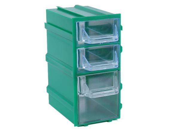 К6 Корпус зеленый (лоток прозрачный)