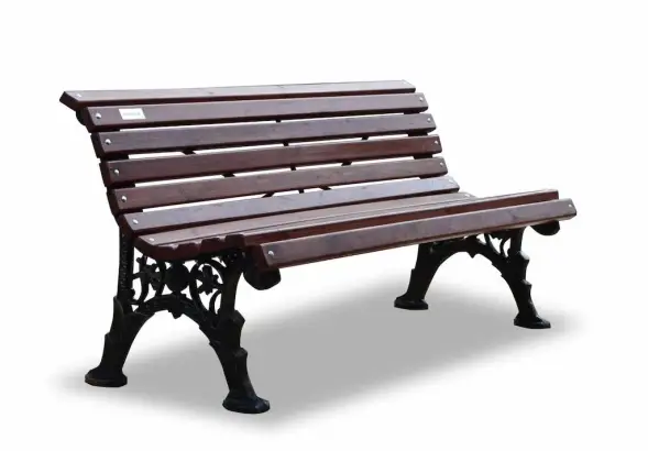 Скамейка чугунная «Ажурная» без подлокотников 0,6 м (кресло)