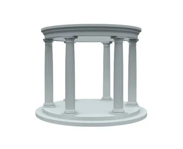 Ротонда тип 5, 8 колонн, диаметр 5700 мм Балюстрада