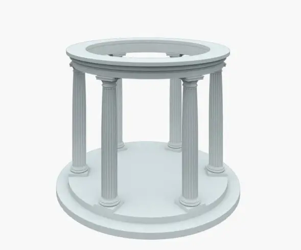 Ротонда тип 5, 8 колонн, диаметр 5700 мм Балюстрада