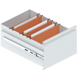 Картотечный шкаф ШК-2 формат А4 (210 × 297 мм) с мастер-системой [9892]