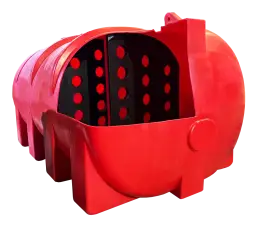 Ёмкость горизонтальная 10000л усиленная с волнорезом