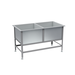 Моечная ванна 2 мойки 870x1550x800 [16793]