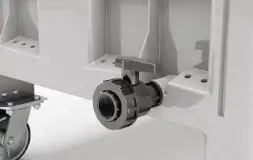 Контейнер iBox 1200х800х800 сплошной на ножках с краном 1"