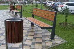 Скамейка стальная «Поло»