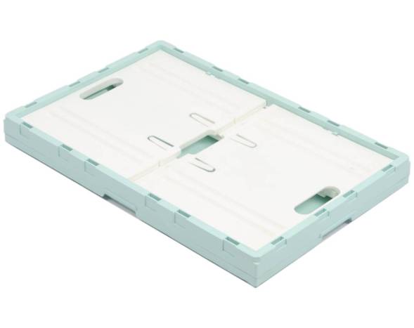 Ящик пластиковый складной сплошной, 600х400х310 мм, белый [600400310-00]