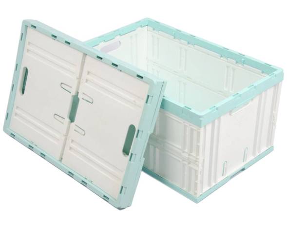 Ящик пластиковый складной сплошной, 600х400х310 мм, белый [600400310-00]