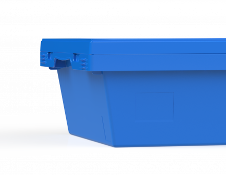 Вкладываемый многооборотный контейнер в с термовкладышем (600х400х175)