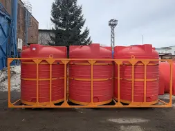 Кассета с емкостями 15000 л (3х5000 л) пласт. краны