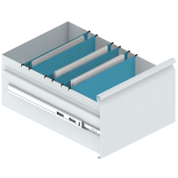 Шкаф картотечный ШК-4 формат А4 (210 × 297 мм) с мастер-системой [9903]