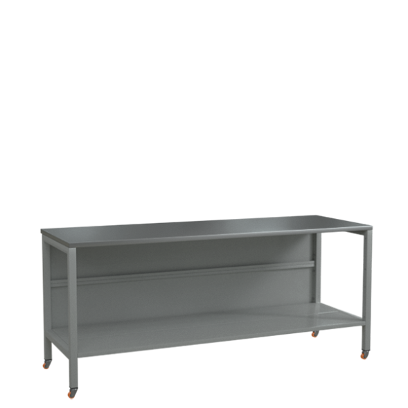 Верстак 2000 с колёсами и полкой [17104]