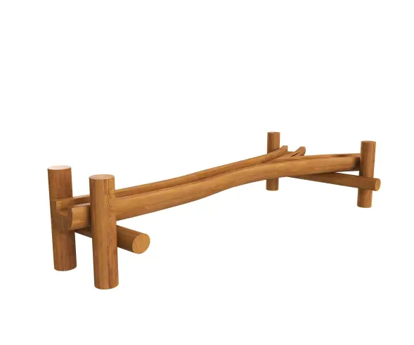 Игровой элемент AQUAWOOD «Желоб для воды на опоре двойной»