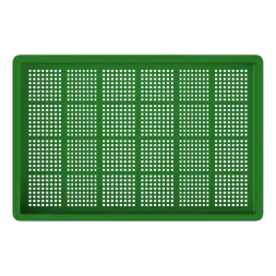 Ящик полимерный для полуфабрикатов 600x400x75, перфорированный