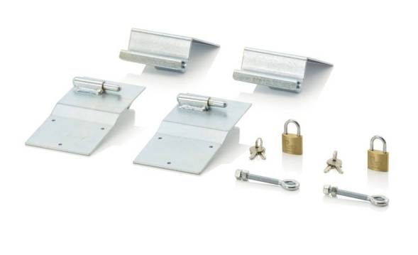 Комплект из 2-х навесных замков и крепежных шарниров SASC