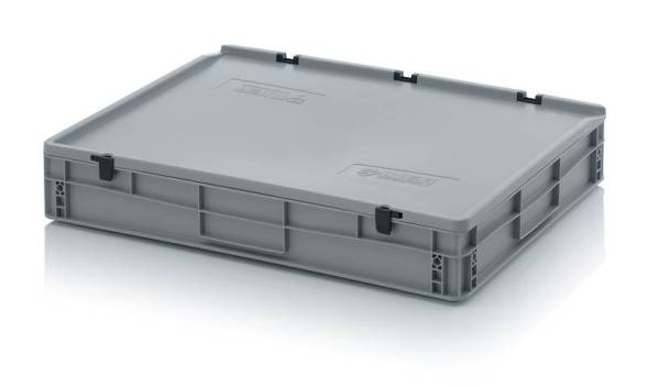 Евроконтейнер пластиковый с крышкой ED 86/12 HG