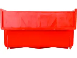 Контейнер полочный пластиковый, 300x185x100 мм, 5.55 л, красный [6002]