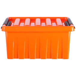 Контейнер с крышкой и клипсами Rox Box Original, 8 л, 335x220x155 мм, оранжевый [008-00.12]