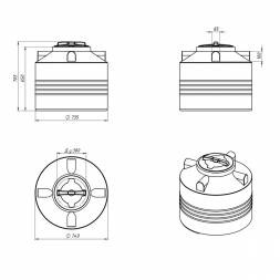 Емкость ЭВЛ 200 л