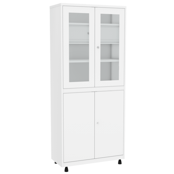 Шкаф металлический для кабинета врача ШКВ-04 [12486]